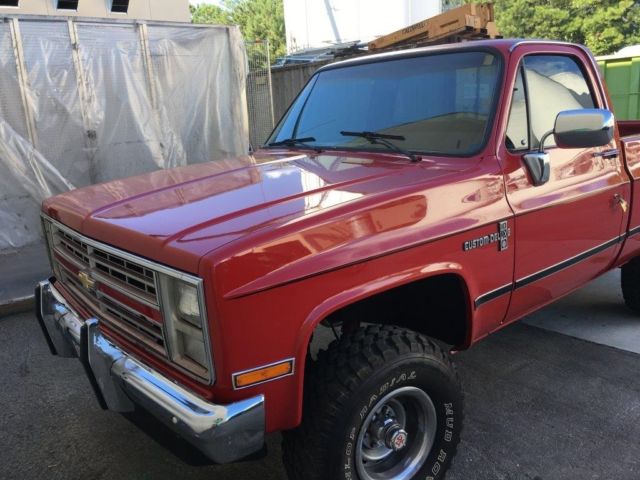 1986 Red Chevrolet Other Pickups Standard Cab Pickup