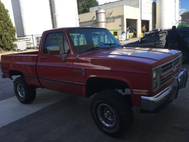 1986 Red Chevrolet Other Pickups Standard Cab Pickup