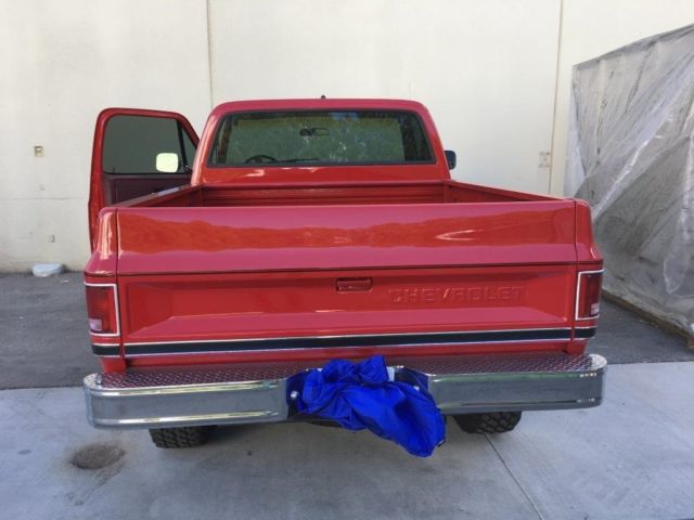 1986 Red Chevrolet Other Pickups Standard Cab Pickup