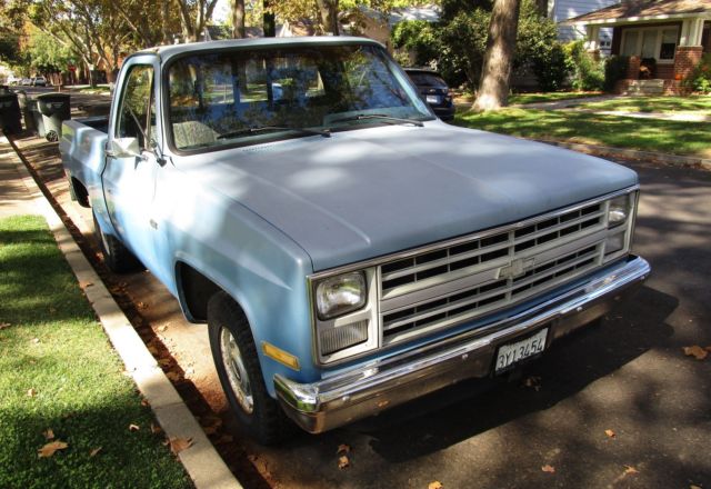 1986 Black Chevrolet C-10 Standard Cab Pickup