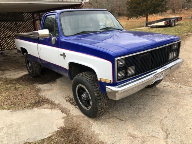 1986 Blue Chevrolet C/K Pickup 1500