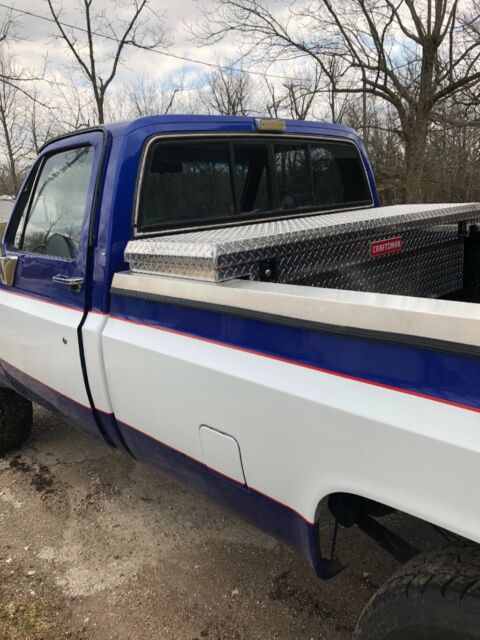 1986 Blue Chevrolet C/K Pickup 1500
