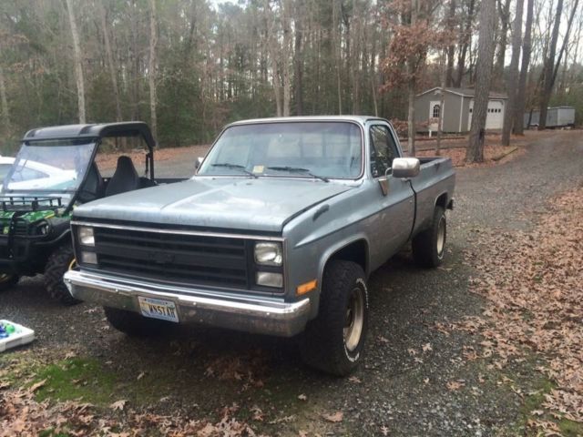 1987 Blue Chevrolet C/K Pickup 2500 Standard Cab Pickup