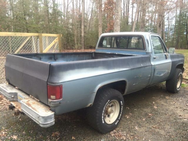 1987 Blue Chevrolet C/K Pickup 2500 Standard Cab Pickup