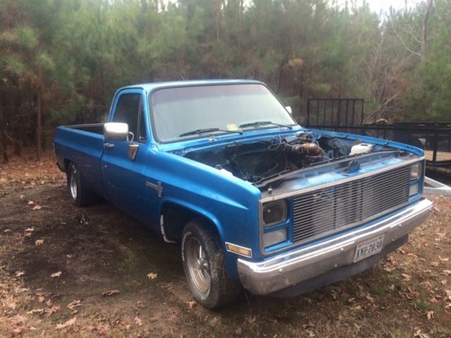 1987 Blue Chevrolet C/K Pickup 2500 Standard Cab Pickup