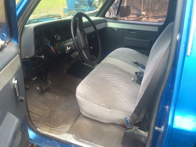 1987 Blue Chevrolet C/K Pickup 2500 Standard Cab Pickup