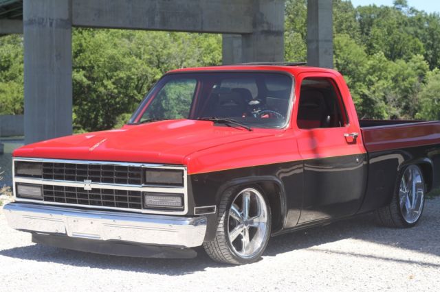 1986 Red Chevrolet C-10