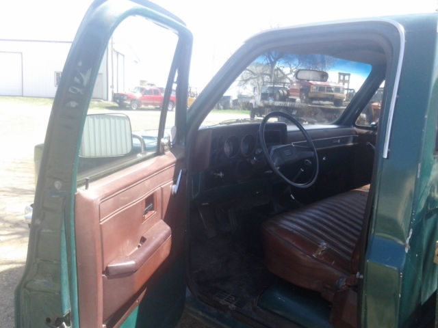 1986 Green GMC Sierra 1500 Cab & Chassis