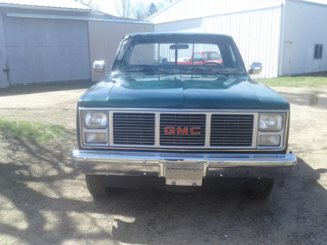 1986 Green GMC Sierra 1500 Cab & Chassis