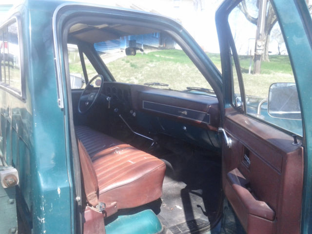 1986 Green GMC Sierra 1500 Cab & Chassis