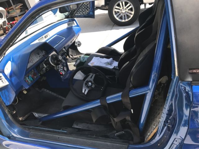 1986 Blue Honda CRX Hatchback