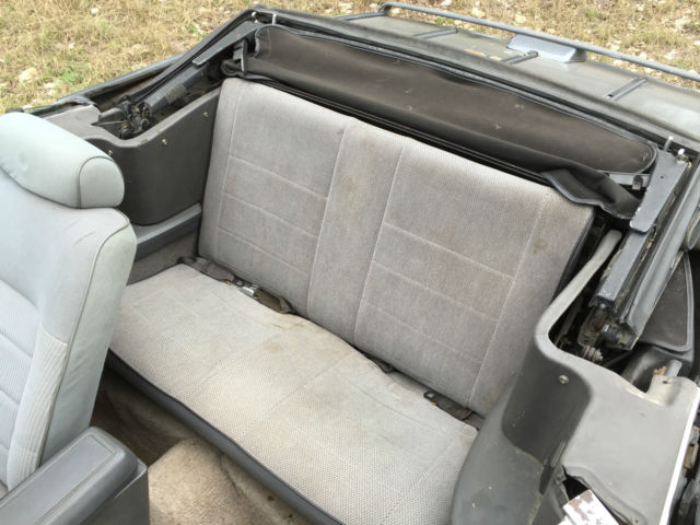 1986 Gray Ford Mustang Convertible