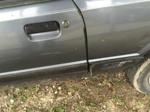 1986 Gray Ford Mustang Convertible
