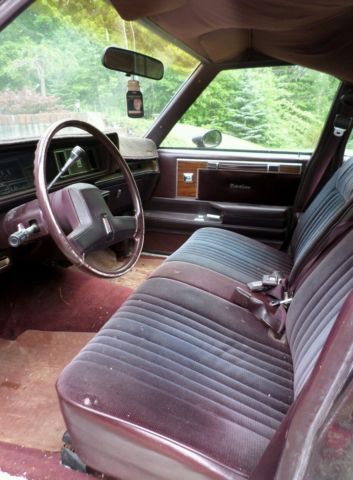 1986 Burgundy Oldsmobile Cutlass