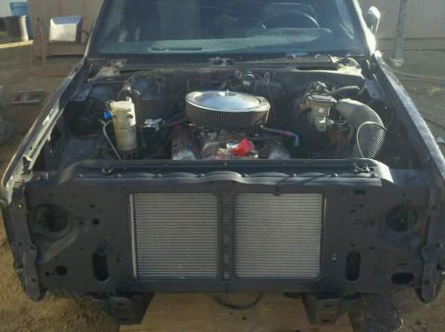 1986 Black Chevrolet S-10 SUV