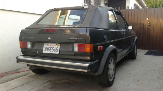 86 Vw Cabriolet For Sale: Photos, Technical Specifications, Description