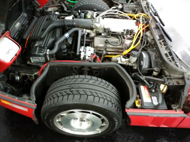 1986 Red Chevrolet Corvette