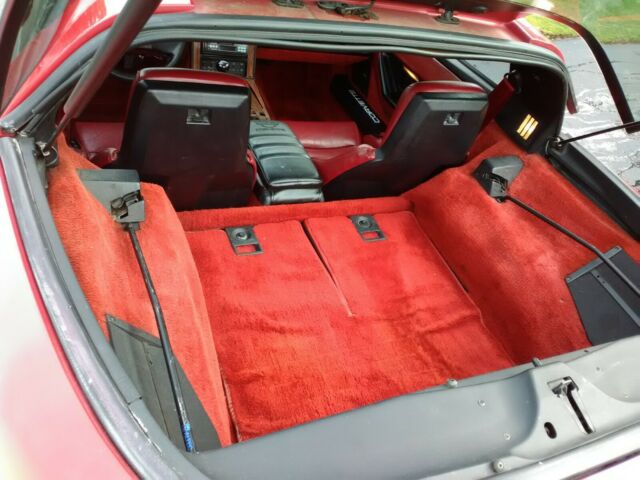 1986 Red Chevrolet Corvette