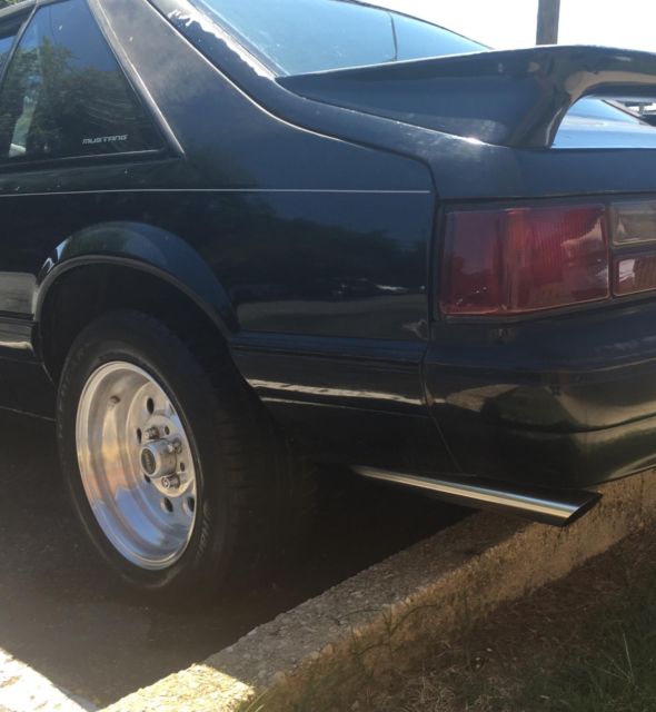 1987 Black Ford Mustang Hatchback