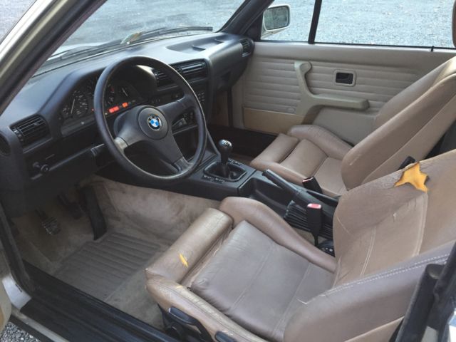 1987 Gold BMW 3-Series Convertible