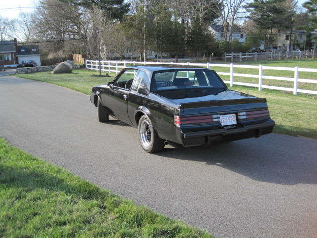 1987 Black Buick Grand National Coupe