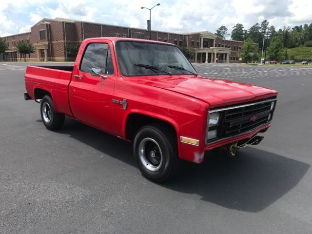 1987 Red Chevrolet C-10 Standard Cab Pickup