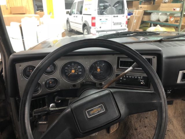 1987 Black Chevrolet C-10 Standard Cab Pickup