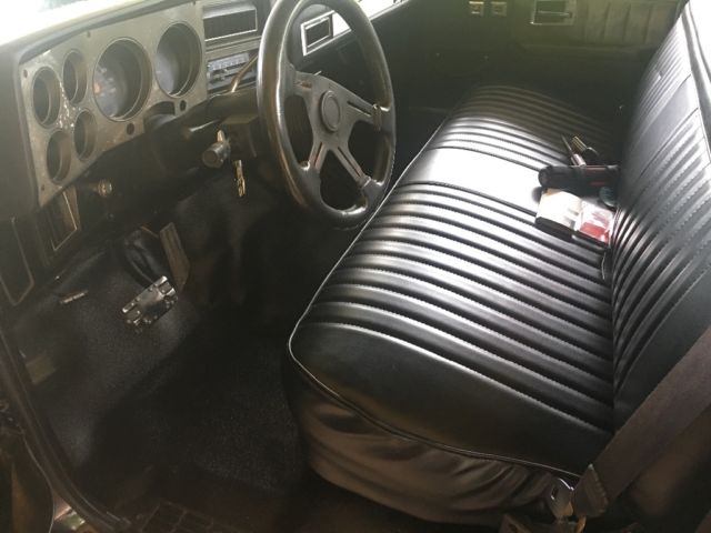 1987 Black Chevrolet C-10