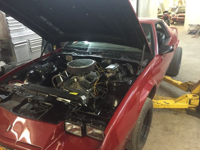 1987 Red Chevrolet Camaro Coupe