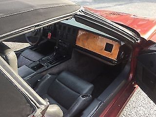 1987 Burgundy Chevrolet Corvette Convertible
