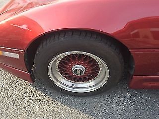 1987 Burgundy Chevrolet Corvette Convertible