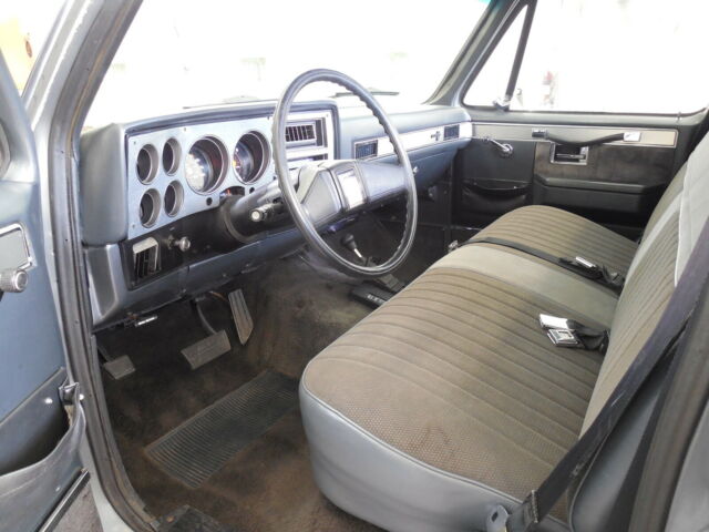 1987 GRAY Chevrolet C-10 Standard Cab Pickup