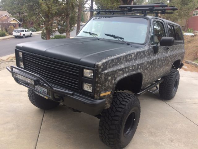 1987 Black Chevrolet Blazer SUV