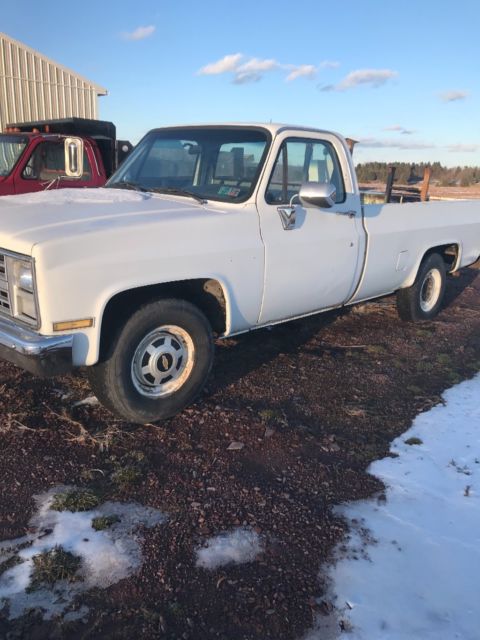 1987 White Chevrolet C/K Pickup 2500 Standard Cab Pickup