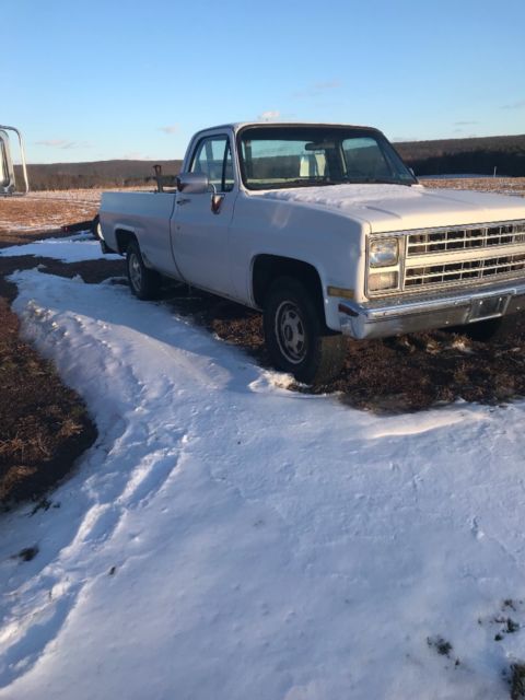 1987 White Chevrolet C/K Pickup 2500 Standard Cab Pickup