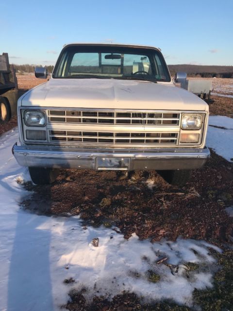 1987 White Chevrolet C/K Pickup 2500 Standard Cab Pickup