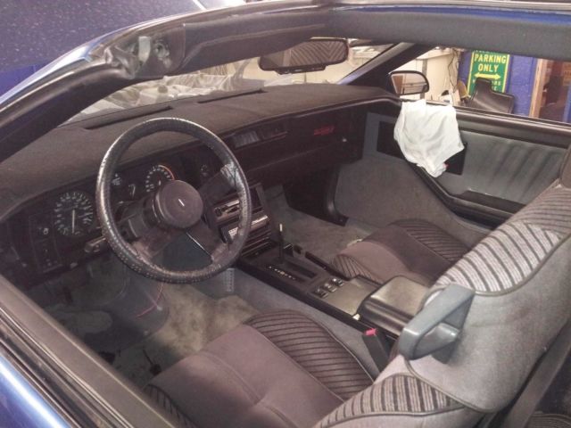 1987 Blue Chevrolet Camaro Hatchback