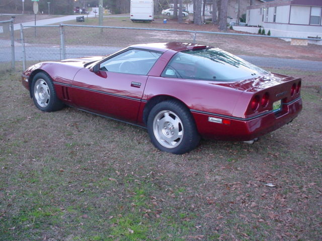 1987 Black Chevrolet Corvette Convertible