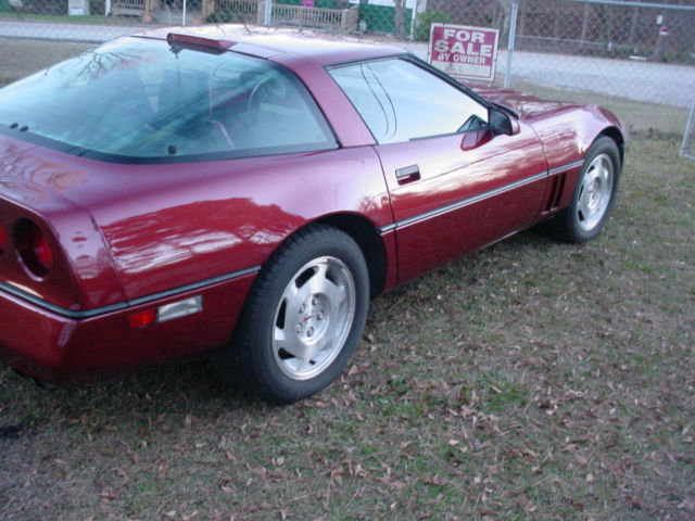 1987 Black Chevrolet Corvette Convertible