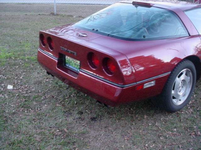 1987 Black Chevrolet Corvette Convertible