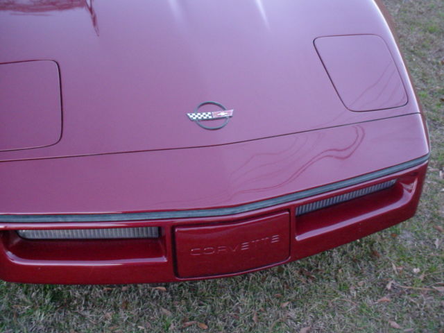 1987 Black Chevrolet Corvette Convertible