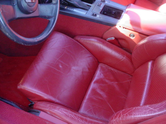 1987 Black Chevrolet Corvette Convertible