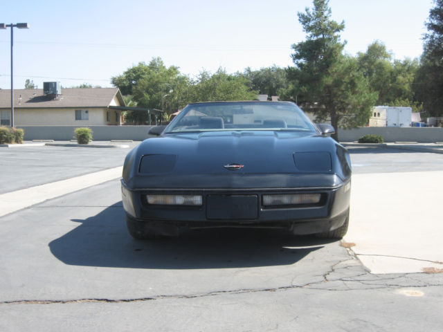 1987 Silver Chevrolet Corvette Convertible