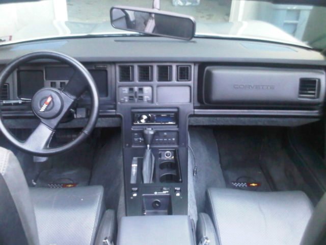1987 Silver Chevrolet Corvette Convertible