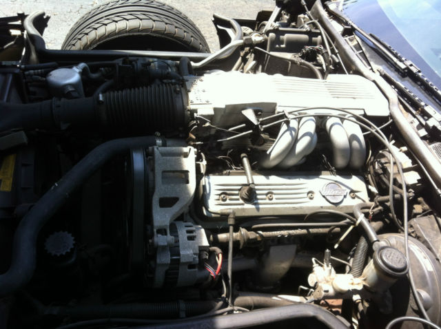 1987 Silver Chevrolet Corvette Convertible