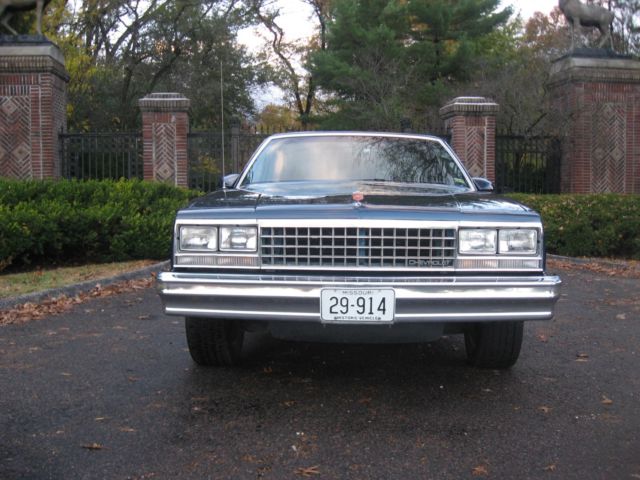 1987 Blue Chevrolet El Camino Cab & Chassis