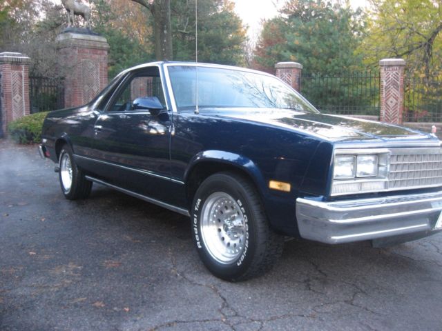 1987 Blue Chevrolet El Camino Cab & Chassis