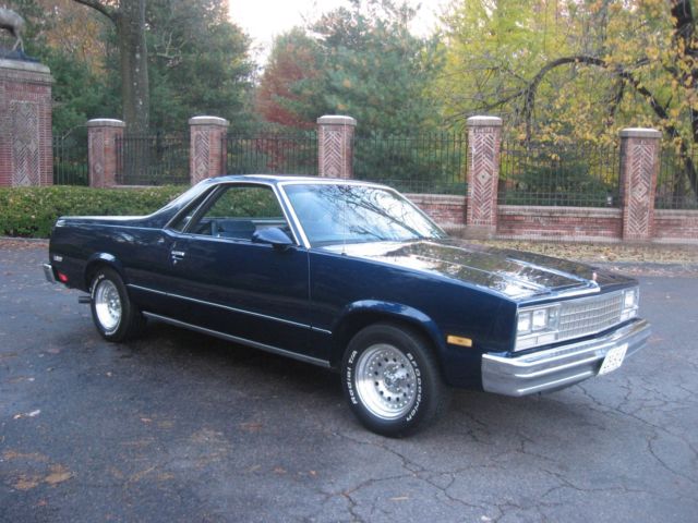 1987 Blue Chevrolet El Camino Cab & Chassis