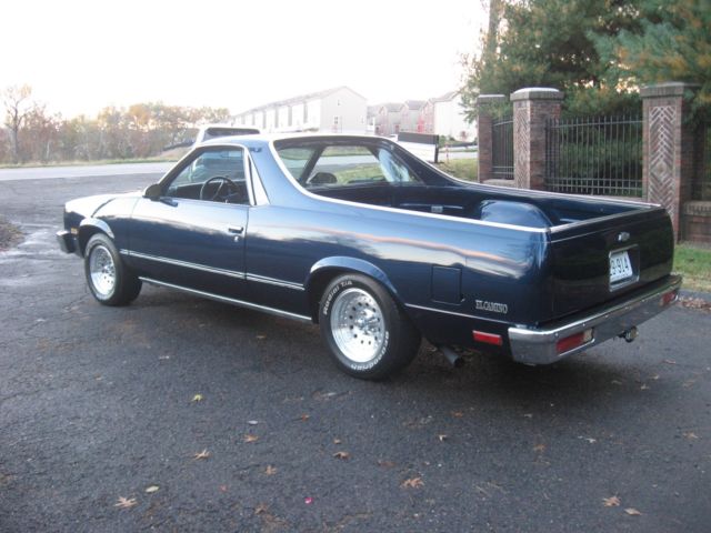 1987 Blue Chevrolet El Camino Cab & Chassis