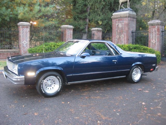 1987 Blue Chevrolet El Camino Cab & Chassis